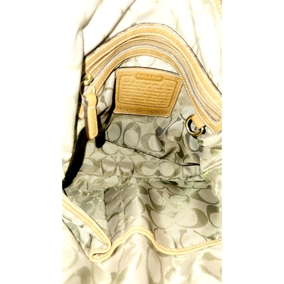 Coach Vintage 9328 Leather Color Saddle Slim Soho Satchel Bag - Picture 10 of 12